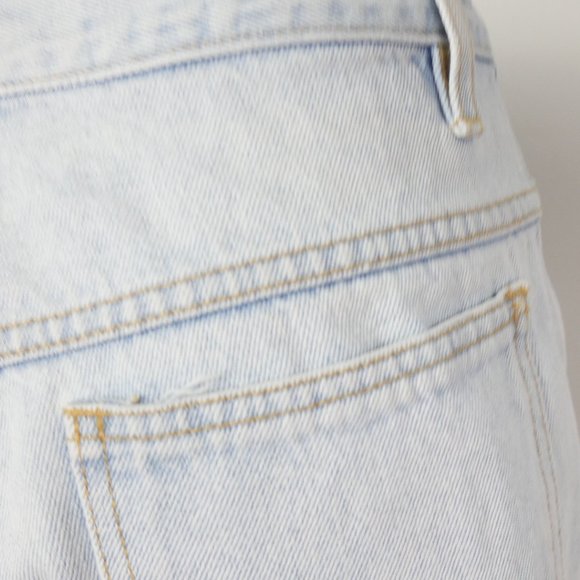 Vintage Denim Republic Light Wash Button Up Fly Jean Denim Vintage Shorts 6 - Picture 10 of 10